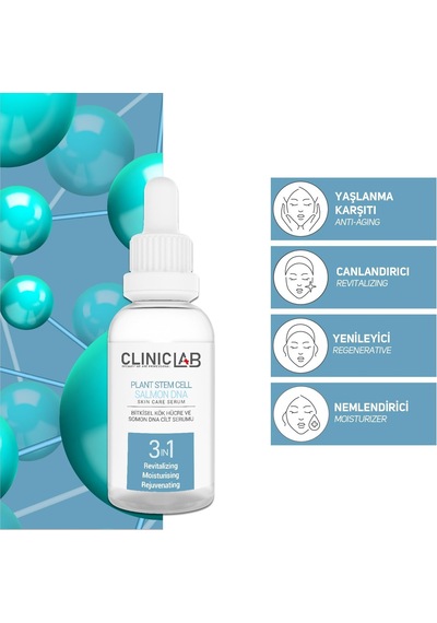 Clinic Lab Bitkisel Kök Hücre ve Somon Dna Cilt Serumu 50 ML