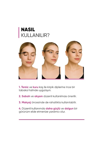 Mia Klinika Su Bazlı Güçlendirici Keratin ve Biotin İçeren Besleyici Kaş Ve Kirpik Serumu 6 ML