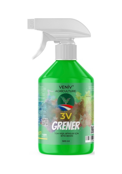 3v Grener Çiçek Oluşum & Köklendirme & Yaprak Gelişimi Sağlayan Bitki Besini Y500 Ml 1