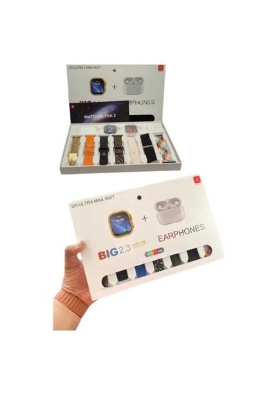 9 Ultra Akıllı Saat 49mm 2inç Ekran 7 Kordonlu Ve Bluetooth Kulaklık