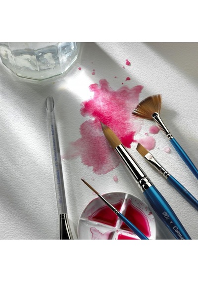 Winsor & Newton 5303000 Cotman Aquarell Sentetik Kıllı Fırça - Seri 333 - Takelaj Fırçası, Mükemmel Sıçrama Ku
