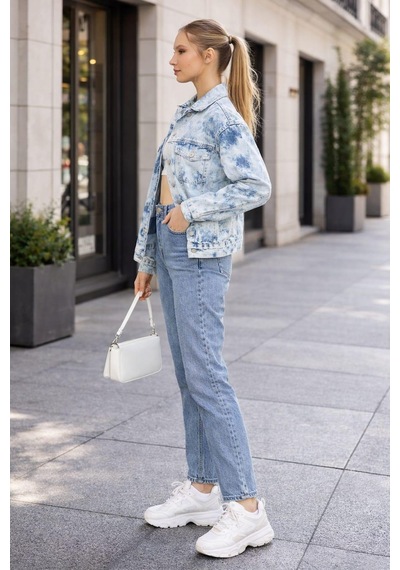 Özel Koleksiyon Denim Ceket Ag-3005 Açık Mavi