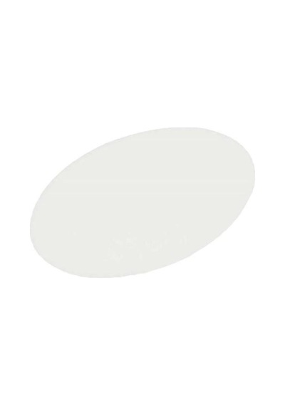 Gofret Pasta Üstü Yazı Plakası Oval Pk:24 Lü Beyaz