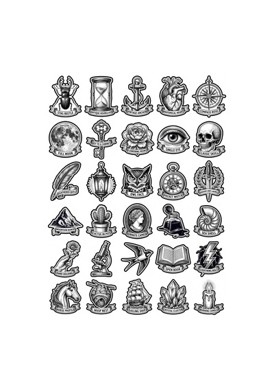 Seyahat Dünya Vintage Sticker Seti 150 Adet - 5'li Mega Paket No09 - Laptop Defter Ajanda Çok Renkli