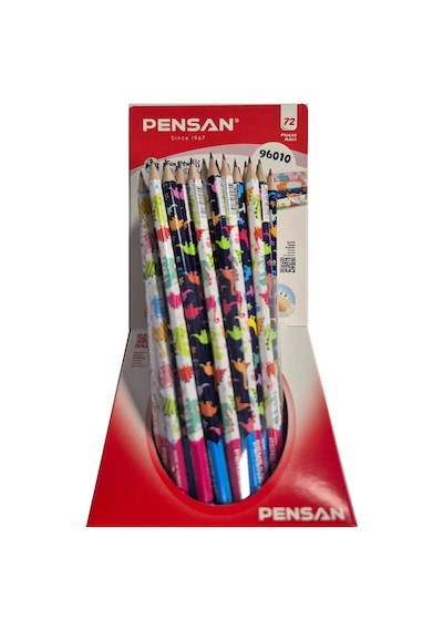 Pensan Dinazor Flimli Kurşun Kalem-yeni Ürün Pe96010/72 Çok Renkli