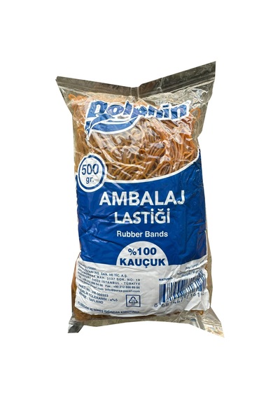 Dolphin Kauçuk Ambalaj Paketleme Lastiği - Çap : 70 Mm. - 500 Gr.lık 3 Paket