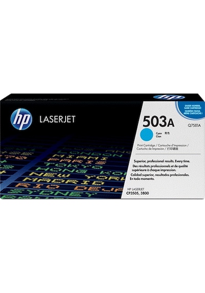 Tonersepeti Hp 503a-q7581a Mavi Toner