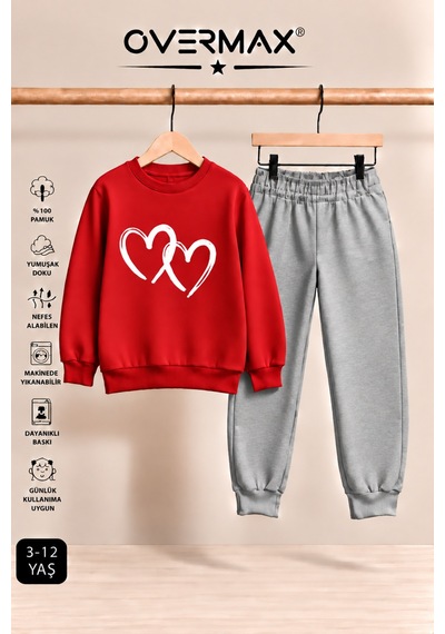 Overmax Çift Baskılı Çocuk Kapüşonsuz Sweatshirt Eşofman Takımı 3-12 Yaş Kırmızı - Gri - 923859548 Kırmızı - Gri Overmax Çift Baskılı Çocuk Kapüşonsuz Sweatshirt Eşofman Takımı 3-12 Yaş Kırmızı - Gri - 923859548 Kırmızı - Gri
