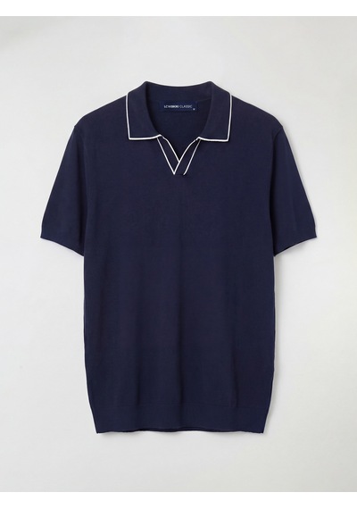 Lcw Vision Lacivert Polo Yaka Erkek Triko Tişört