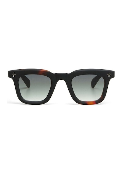 Okkia Firenze Unisex Güneş Gözlüğü Siyah Havana / Lens: Yeşil Gradyan Kahverengi