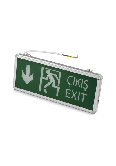 Noas 3w Aşağı Çift Yönlü Exit Led Acil Çıkış Armatürü Çok Renkli