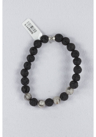 Lav Taşı Labradorit Taşı Kombinli Bileklik Blk0006 Çok Renkli