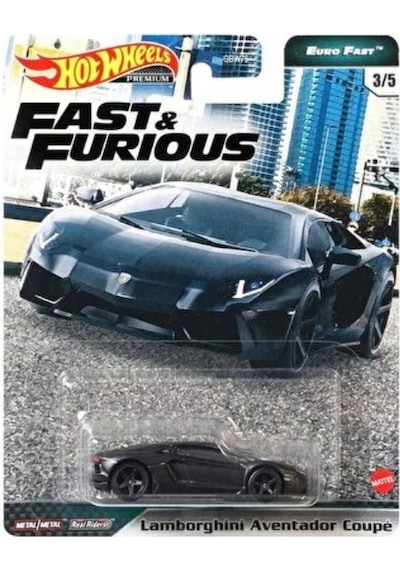 Hot Wheels Premium F&f Euro Fast Lamborghini Aventador Coupe