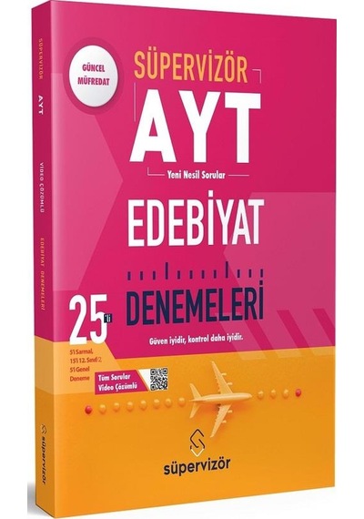Süpervizör Yayınları Ayt Edebiyat 25’Li Deneme