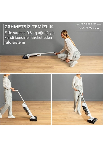 Tefal X-Clean 10 GF7540 Islak Kuru Şarjlı Dikey Süpürge