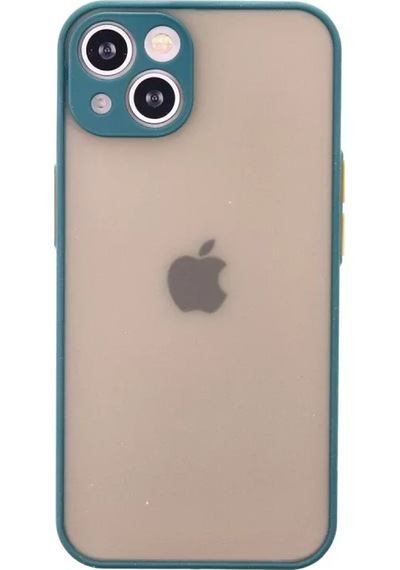 Newface Apple İphone 14 Kılıf Montreal Silikon Kapak - Yeşil