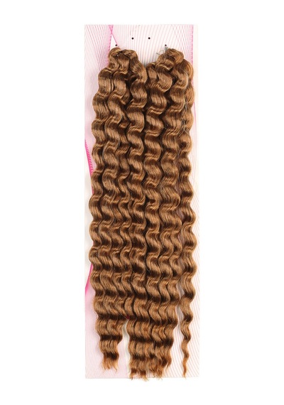 Nice Bulk Afro Su Dalgası Saç - Karamel Çok Renkli