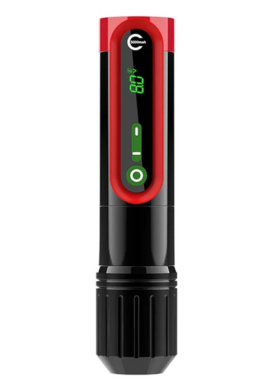 Ez P2 Epic Red 3.5mm Stroke Kablosuz Dövme Makinesi - Kırmızı
