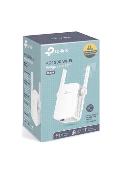 Tp Lınk Re305 Ac1200 1200mbps 1port 10/100 Ethernet 2 Anten Range