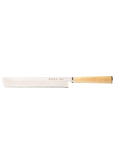 Ekmek Bıçağı Ahşap Saplı Tırtıklı Tasarım 21 Cm Paslanmaz Çelik Genel