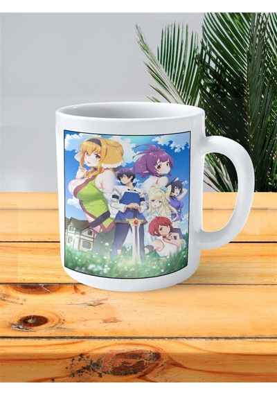 Isekai Meikyuu De Harem Wo Baskılı Kupa Bardak Kişiye Özel Model 3 Çok Renkli