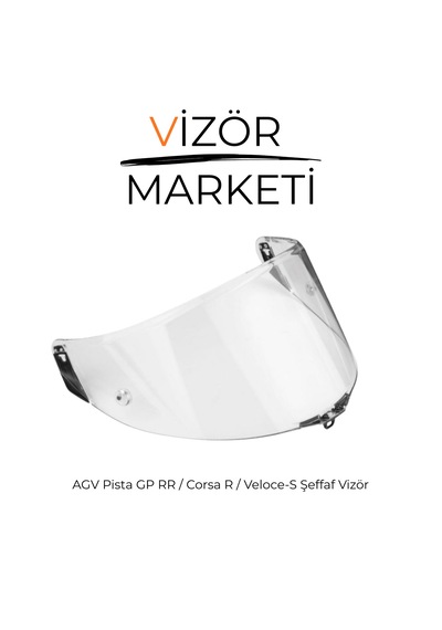 Pista Gp Rr Seffaf Vizör Cami Voluce , Corsa Ile Uyumludur