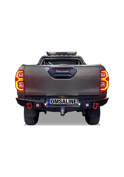 Omsa Toyota Hilux Dakar Çelik Arka Tampon Ledli Sensörlü 2020 Ve Sonrası