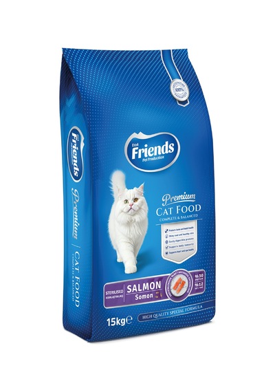Premium 15 Kg Somonlu Kısır Yetişkin Kedi Maması