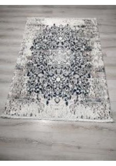Yamalıhome Bambu Halı 1023Kremlacivert 140X200 Cm Pratik Halı Yamalıhome Bambu Halı 1023Kremlacivert 140X200 Cm Pratik Halı