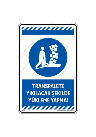 Transpalete Yıkılacak Şekilde Yükleme Yapma