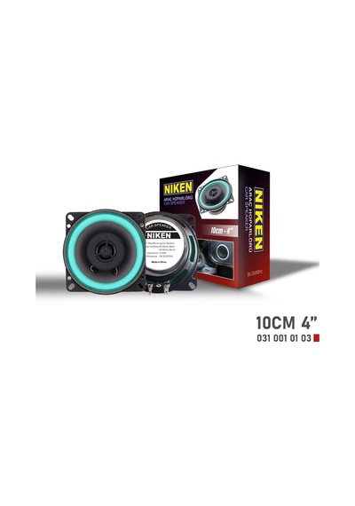 Araç Hoparlörü Kolon 10Cm 4Inc 80Watt Niken 2 Adet