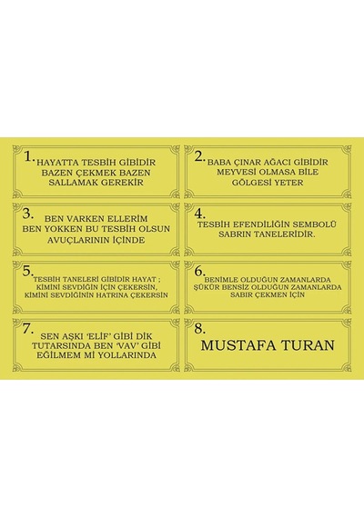 Sıkma Kehribar Tesbih Usta İşi Özel Kutulu Özel Yazılı Erkek Hediye Sertifikalı Kişiye Özel İsim Ks1901