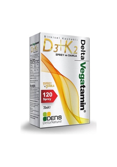 Vegatamin Vegan D3+K2 Sprey - Damla 20ml