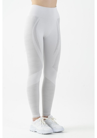 Maraton Active Slimfit Kadın Fitness Ekru Tayt 812081-ekru