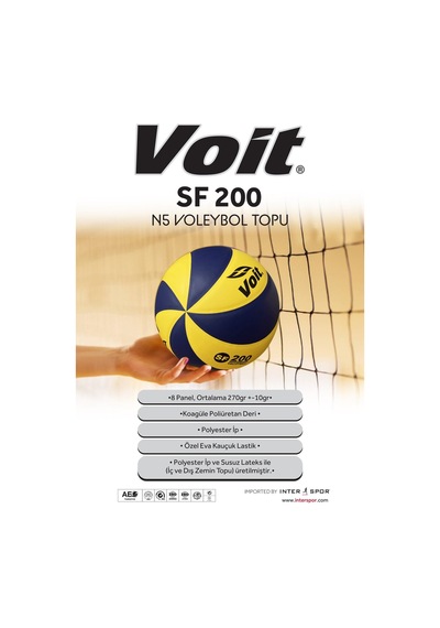 Voit Sf 200 N 5 Voleybol Topu Mavi - Sarı