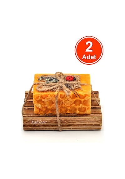 Hediyelik Bıttım Yağı Sabunu El Yapımı Doğal Paletli 110 G x 2 Ad
