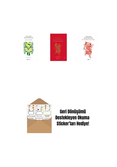 Kuru Gürültü + Fırtına + Bir Yazdönümü Gecesi Rüyası + Okuma Sticker'ları