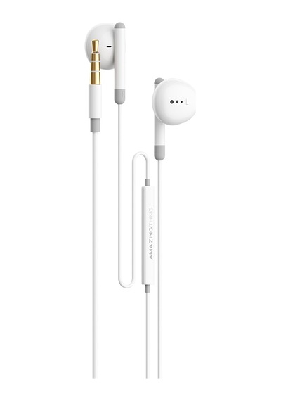 Amazingthing 3.5mm Kulak İçi Kablolu Kulaklık 1.2m Beyaz