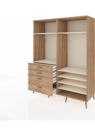 Kronos Gardrop 7 Raflı 4 Çekmeceli 2 Askılı 176x59x221 Çam-aytaşı/çam Aytaşı/çam Kronos Gardrop 7 Raflı 4 Çekmeceli 2 Askılı 176x59x221 Çam-aytaşı/çam Aytaşı/çam
