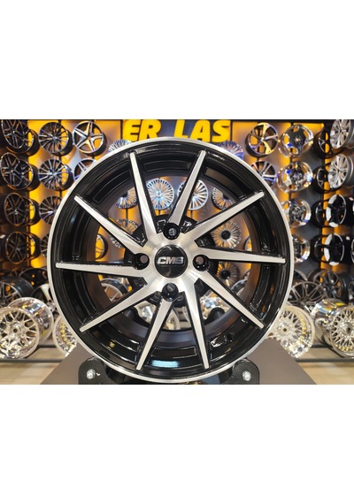 4 Adet Car-586 6.5 15 4 108 Et25 65.1 Black Mack Jant Revize Edilmiş Takım