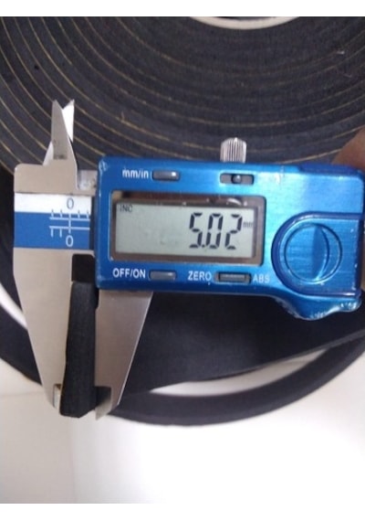 Contacall Yapışkan Kapı Pencere Bandı Kapı Pencere Süngeri Eva 5Mmx30Mm Siyah-10 M