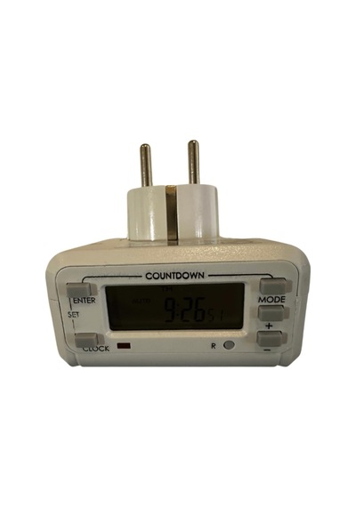 Ct-9182 Dijital Zaman Saati, 3680w, 16 Amper, Beyaz, 2 Adet Ct-9182