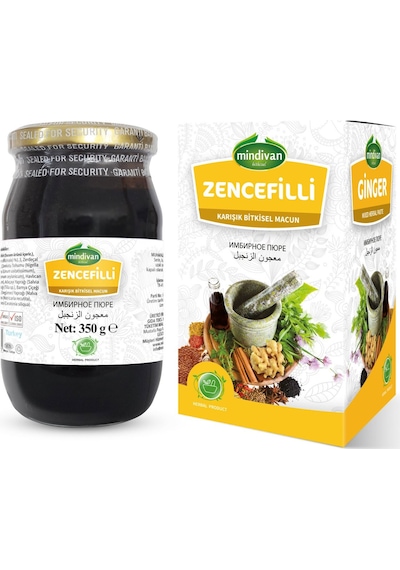 Mindivan Zencefilli Karışık Bitkisel Macun 350 G