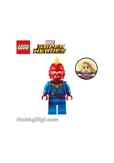 Marvel: Super Heroes: Avengers: Captain Marvel Orjinal Minifigür Sh0641