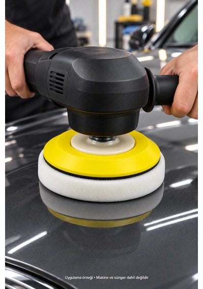 Bgea Premium Makine Tabanı Esnek Cırlı Sarı 6 İnç 150 Mm