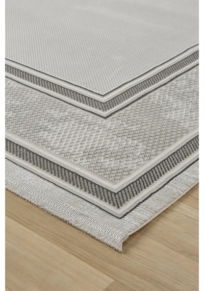 Seyran Halı Gusto 905 Gri Mikro Polyester Makine Halısı