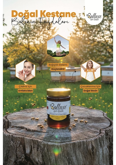 Balluxe Premium Doğal Kestane Balı Net: 250 G