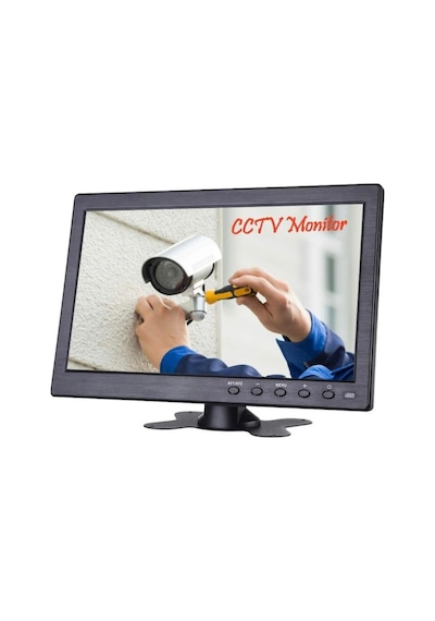 10 Inç Monitör Güvenlik Cctv Lcd Monitör Ekran Hdmi Vga Av Bnc