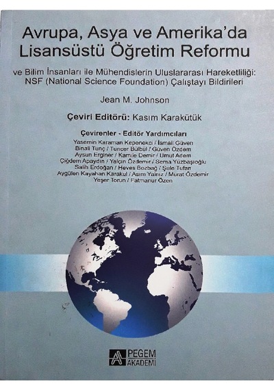 Avrupa. Asya ve Amerika'Da Lisansüstü Öğretim Re.Jean M. Jo