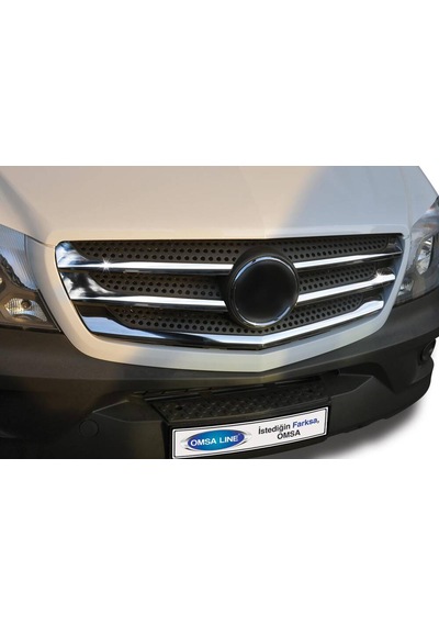 Mercedes Sprinter W906 Facelift Ön Panjur - Krom 5 Parça 2013-2018 Arası